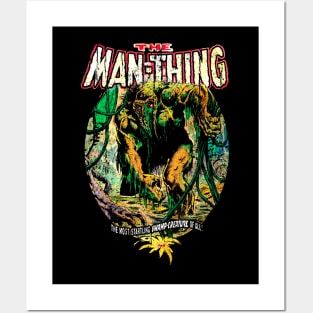 MAN-THING 1974 Posters and Art